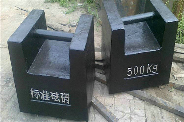 湘潭定做500公斤平板叉車(chē)式鑄鐵砝碼